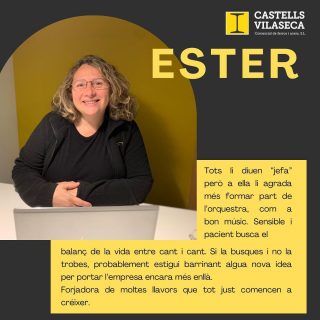 Tot i que a Castells Vilaseca ja fa dies que hem engegat motors, d’alguna manera, avui que comença el nou curs és també per nosaltres altre cop l’inici d’un nou any. I no podíem començar d’una altra manera que amb l’última presentació de l’equip: l’Ester! 💛
Estigueu preparats, que com sempre, la seva ment oberta i innovadora segur que ens en portarà alguna d’especial per aquest nou curs!
Comencem! 💪🏼